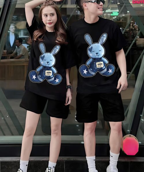 Alternative view of Áo Thun Rabbit Blue 100% Cotton ACHANG