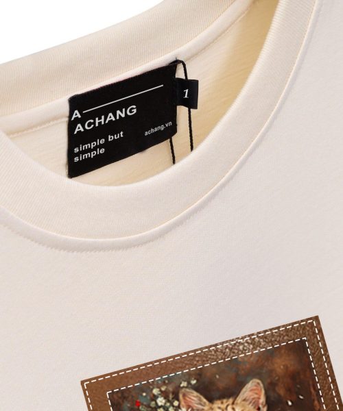 Alternative view of Áo Thun Unisex Cat Be 100% Cotton ACHANG